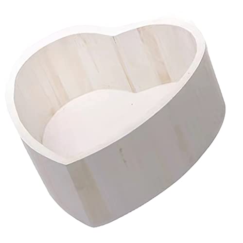 Heart-shaped wooden bowl for stunning newborn photos