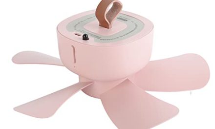 Portable Pink USB Ceiling Fan