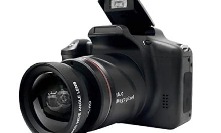 Capture Stunning Moments: 4k DSLR Camera with 16MP, 16X Zoom, LCD Screen – Ideal Gift for Students, Teens, and Adults