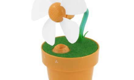 Adjustable USB Flower Pot Fan – Boost Your Office Environment!