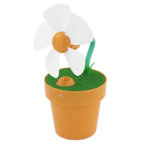 Adjustable USB Flower Pot Fan – Boost Your Office Environment!