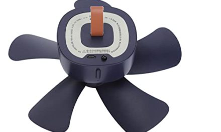 Portable USB Ceiling Fan for Camping – Stay Cool Anywhere (Blue)