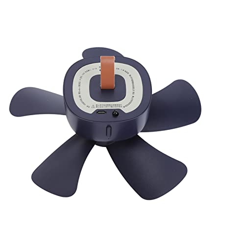 Portable USB Ceiling Fan for Camping – Stay Cool Anywhere (Blue)