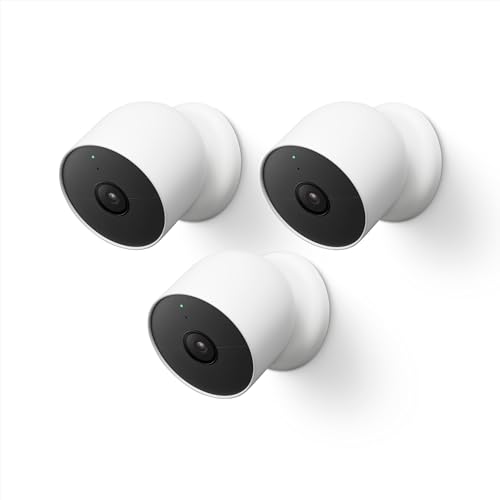 Get 3 Google Nest Cam – Capture Indoors/Outdoors