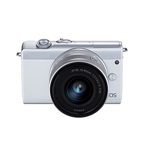 Capture Moments: M200 Mirrorless Camera with 15-45mm Lens (White)