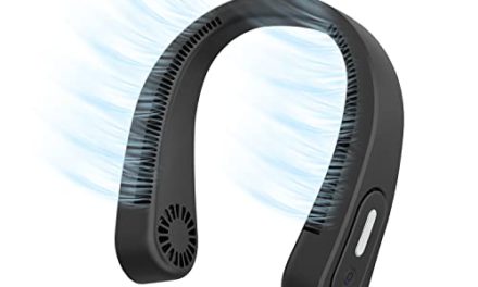 Powerful Rechargeable Neck Fan: Stay Cool Anywhere!