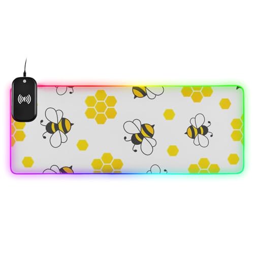 Buzzing Bee Wireless Charging Mousepad
