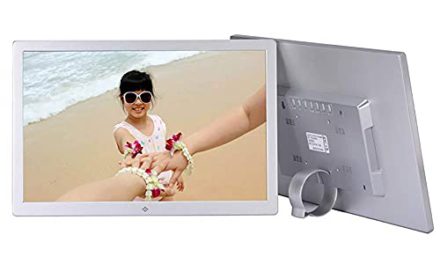 Enhance Moments: 17″ HD Digital Frame for Dynamic Slideshows & Multimedia