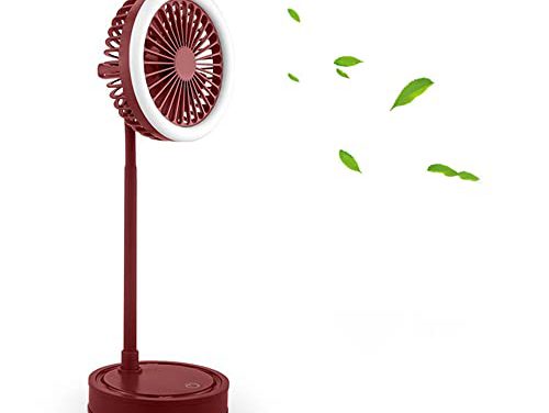 Powerful Rechargeable Desk Fan & Gooseneck Light: Ideal for Travel, Sports, Office