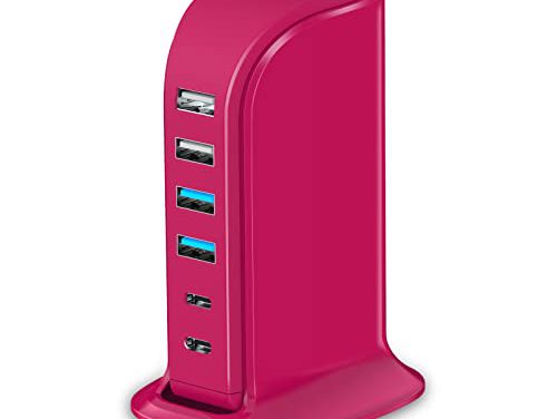 Fast Charge USB Charging Station with Dual Type-C Ports – Essential Travel Companion