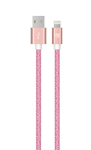 Sparkling Fast Charger: LAX Glitter Lightning Cable for iPhone