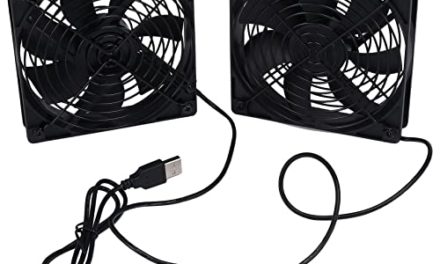Powerful 120mm USB Cooling Fan: Boosts Router Performance!