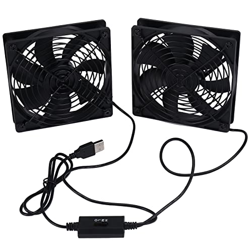 Powerful 120mm USB Cooling Fan: Boosts Router Performance!