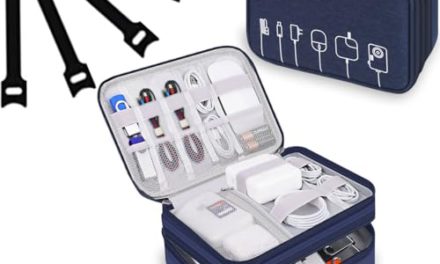 Ultimate Tech Travel Essential: HESTECH Electronics Organizer