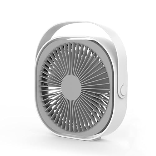 Powerful USB Desk Fan: 360° Rotation, 3 Speeds, Quiet Operation