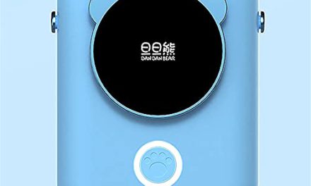 Stay Cool Anywhere: Portable USB Neck Fan – Blue