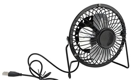 Powerful Solar Fan for Travel, Home & Outdoor Use