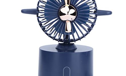 Whisper-Quiet Rechargeable Table Fan: Ideal for Office, Car, Home