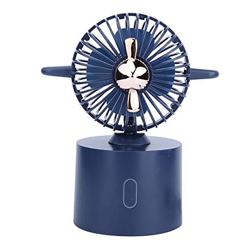 Whisper-Quiet Rechargeable Table Fan: Ideal for Office, Car, Home