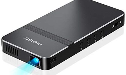 Compact AKASO Mini Projector: Portable, Vibrant 1080P, HDMI Wi-Fi, Rechargeable, Stereo Speakers