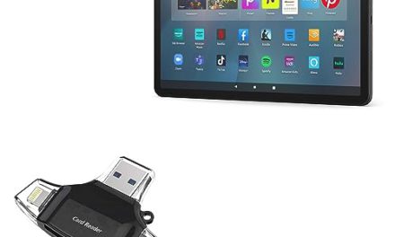 Enhance Amazon Fire Max 11 (2023, 13th Gen) with BoxWave AllReader SD Card Reader