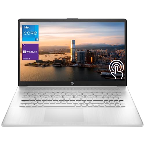 Powerful HP Business Laptop: 17.3″ HD+ Touch, Intel Core i5, 32GB RAM, 2TB SSD, Webcam, Fingerprint Reader