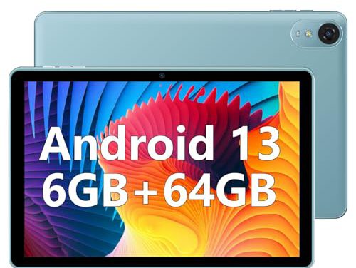 Powerful 10″ Android Tablet: Fast, HD, Long Battery Life, WiFi, Bluetooth, Dual Camera, Parental Control, Google Play, Netflix, YouTube