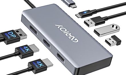 Dual HDMI Adapter: Power Up Your Laptop with Multi Display Docking!