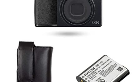 Upgrade Your Photography: Ricoh GR IIIx Black Camera Bundle with Soft Case & Battery