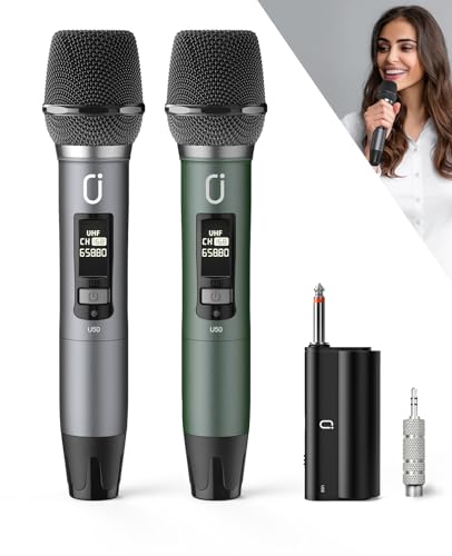 Powerful UHF Dual Microphones for Karaoke: HWWR Wireless