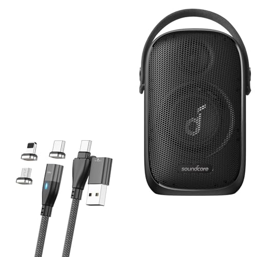 Powerful Charging Cable for Soundcore Trance Go – Jet Black