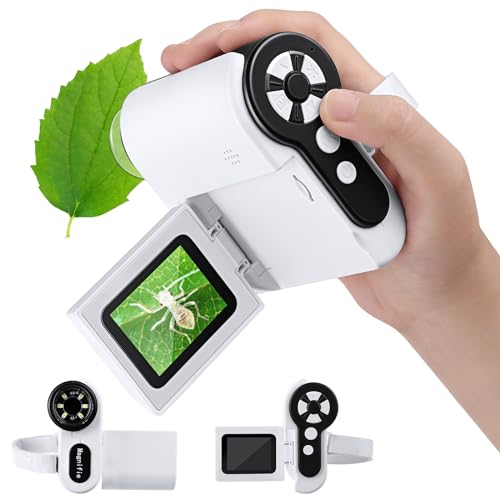 Explore with Barchrons: Kids’ 1000X Handheld Microscope – Bright LED, Portable, USB & SD Card