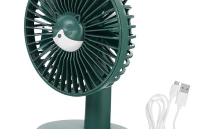 Compact Rechargeable Desktop Fan: Revitalize Your Space