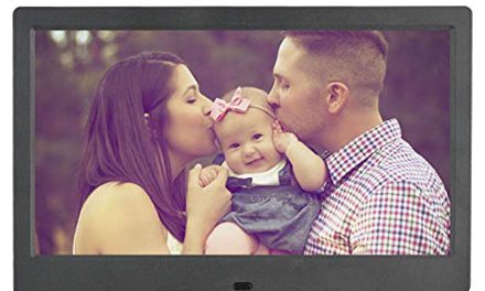 Wireless Remote Control Digital Photo Frame: Stunning 10″ Screen, 32GB Memory, Versatile Format Support