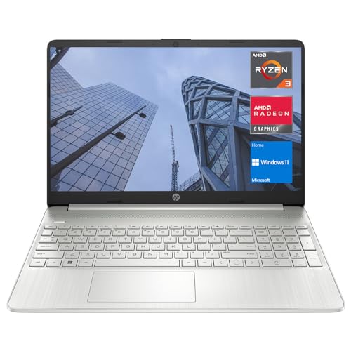 Upgrade to the Powerhouse: HP 15 Laptop, Lightning-Fast Ryzen, Immersive HD, Ultimate Storage