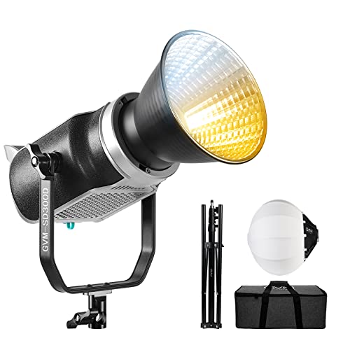 Powerful GVM 300W COB LED Light: Perfect for Stunning Photography and Video