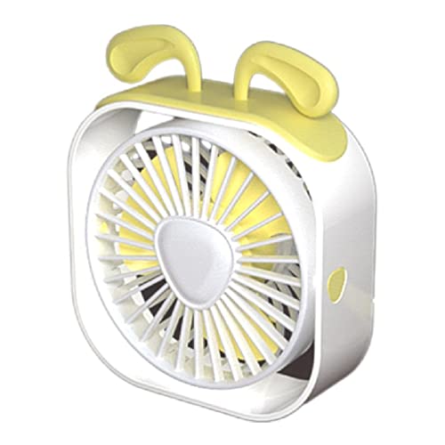 Powerful and Silent Mini Fan: 3 Speeds, 360° Rotation