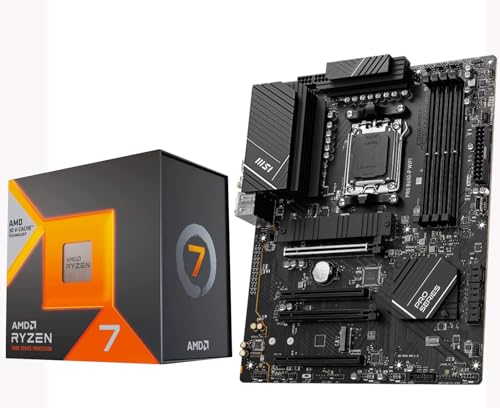 Unleash Power: AMD Ryzen 7 7800X3D Processor + MSI PRO B650-P WiFi Motherboard Bundle