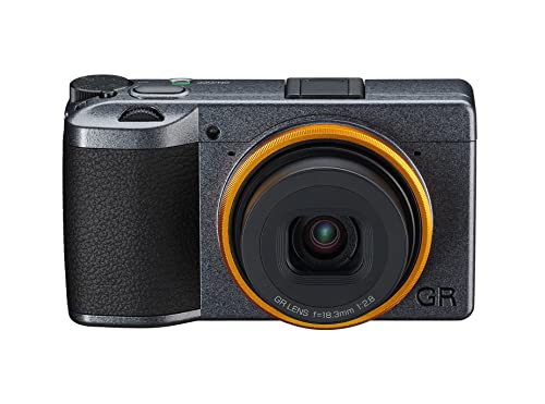 Capture Streets with Ricoh GR III: High Resolution, High Contrast Camera (2 Batteries)