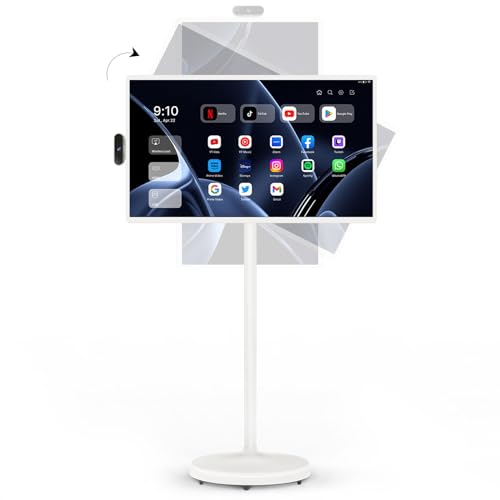 Portable Smart Screen with Touch Screen, Android OS, and Built-in Battery – On Sale!