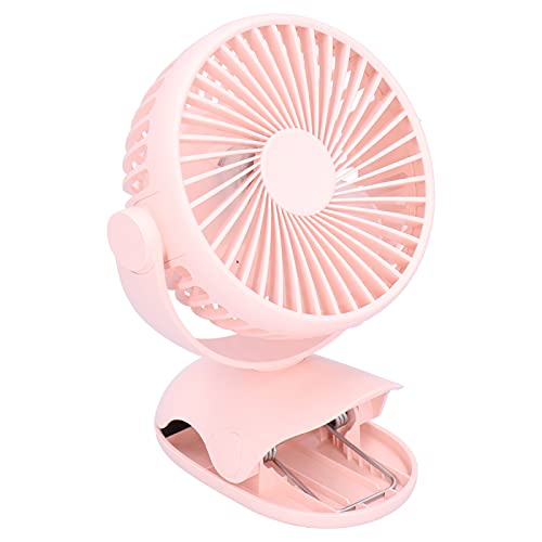 Powerful Pink USB Desk Fan for Home Office