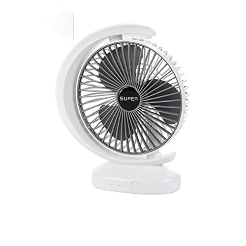 Super Cool USB Air Fan: Portable, Adjustable, and Silver!