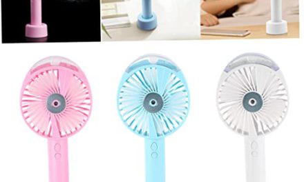 Powerful USB Handheld Fan with Office Spray