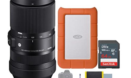 Powerful Sigma 100-400mm Lens + 1TB Hard Drive & More!