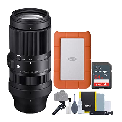 Powerful Sigma 100-400mm Lens + 1TB Hard Drive & More!