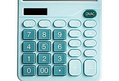 Powerful Dual Power Supply 12-Digit Calculator for Accounting Students