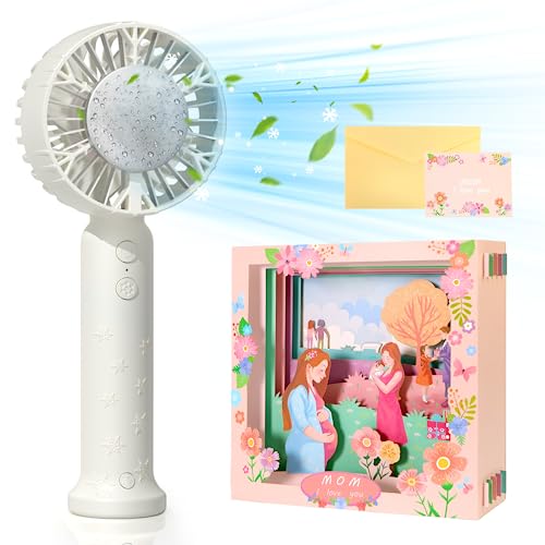 Chill Anywhere! Grab WHOLEV Handheld Cooling Fan + Free 3D Pop Up Card