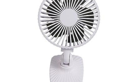 Whisper-Quiet Rechargeable Fan: Ultimate Silence for Home, Office, Car