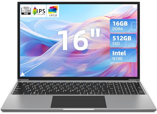 Powerful Quad-Core Laptop: 16GB RAM, 512GB SSD