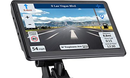 Ultimate 7″ GPS: Truck, RV & Car, Driver Alerts, Turn-by-Turn, 2023 Map